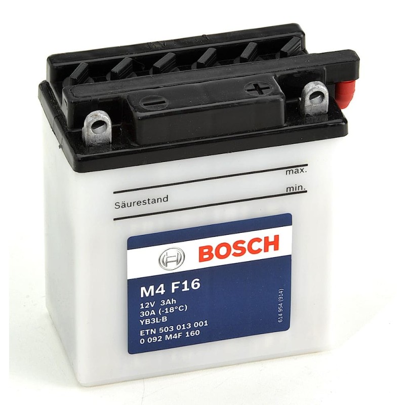 Batería de Moto 3Ah 12V Bosch M4F16