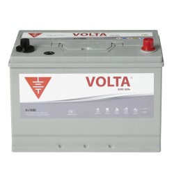 Batería de Coche 100Ah 830A EN Asia Plus Volta A+1000D
