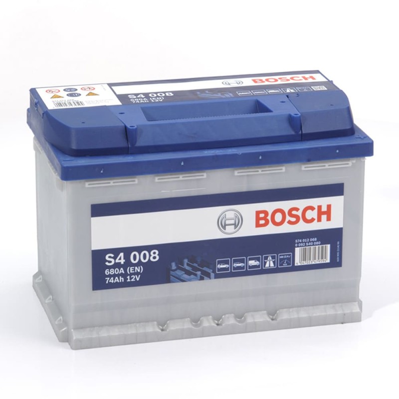 Batería de Coche 74Ah 680A Bosch S4008 Batería de Coche 74Ah 680A Bosch S4008