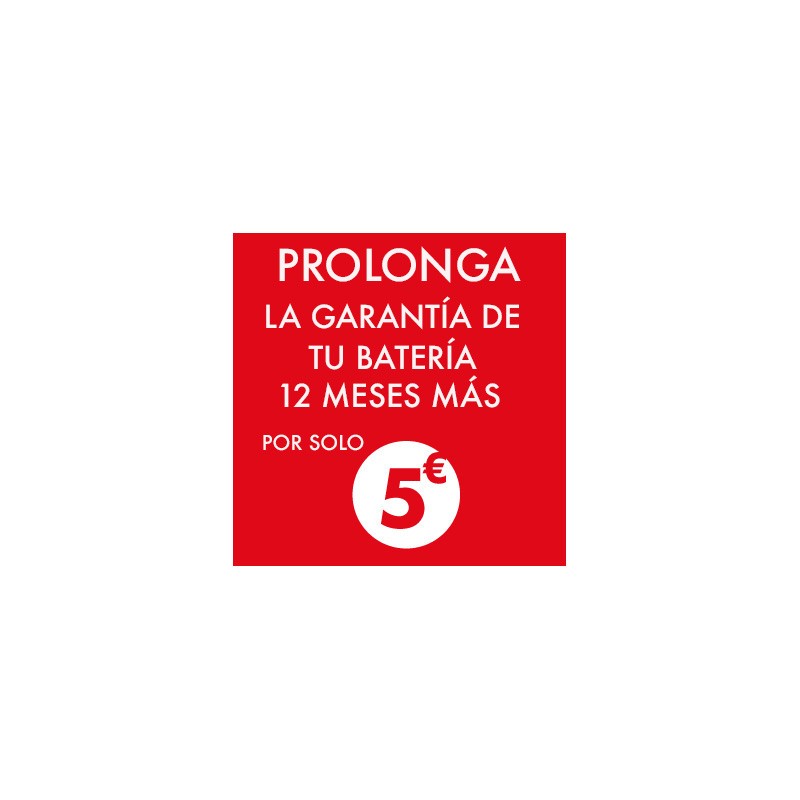 GARANTÍA AMPLIADA 12 MESES ADICIONALES