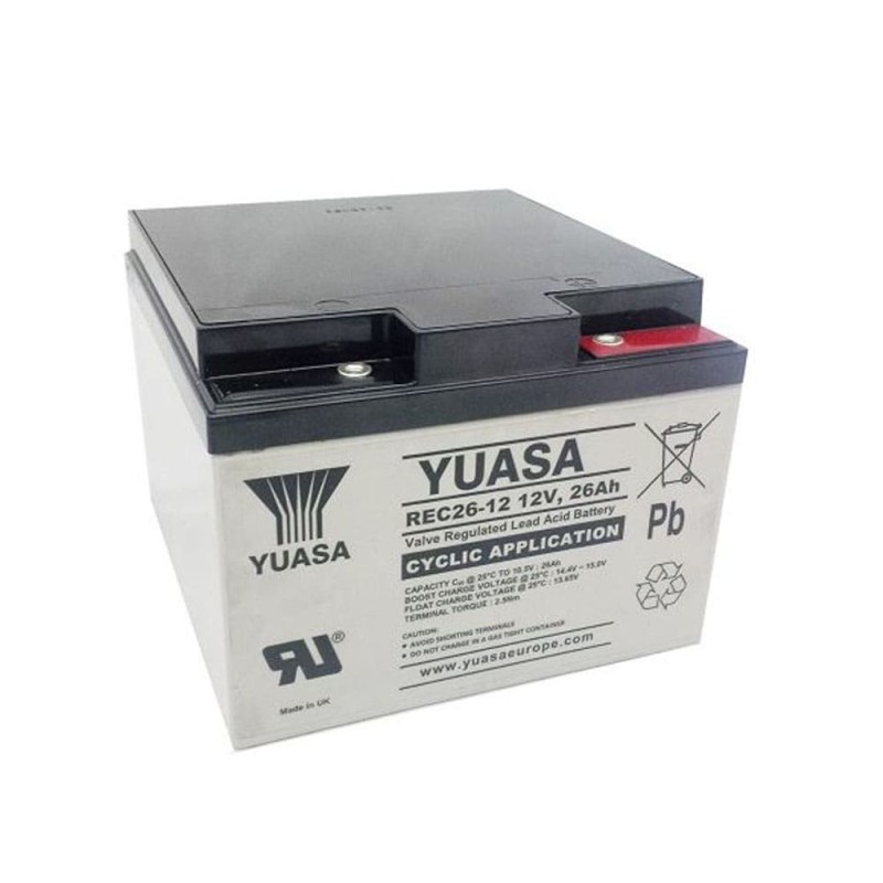 Batería Yuasa REC26-12 26AH 12V