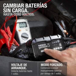 Cargador De Baterías NOCO GENIUS5 5A 6V Y 12V