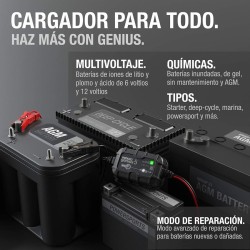 Cargador De Baterías NOCO GENIUS5 5A 6V Y 12V