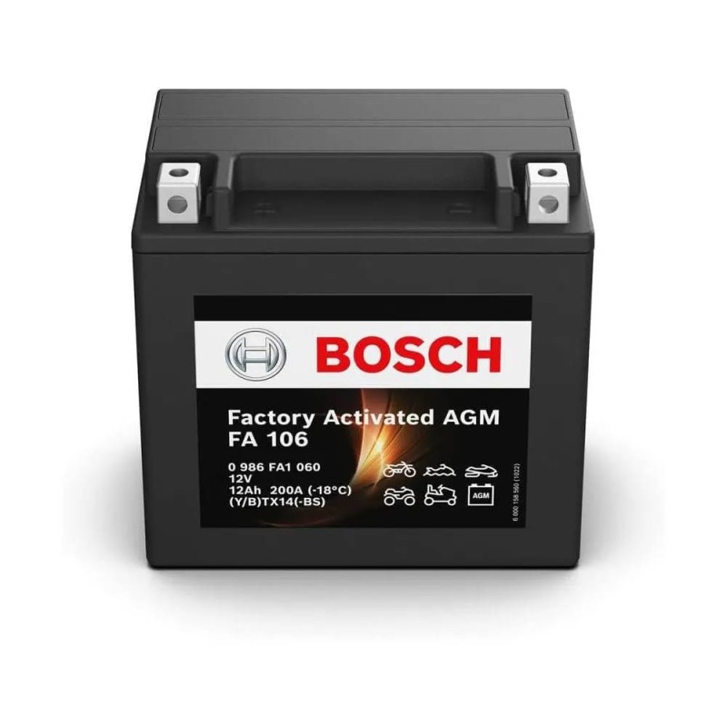 Batería Bosch FA106 (YTX14-BS) 12Ah 200A 12V