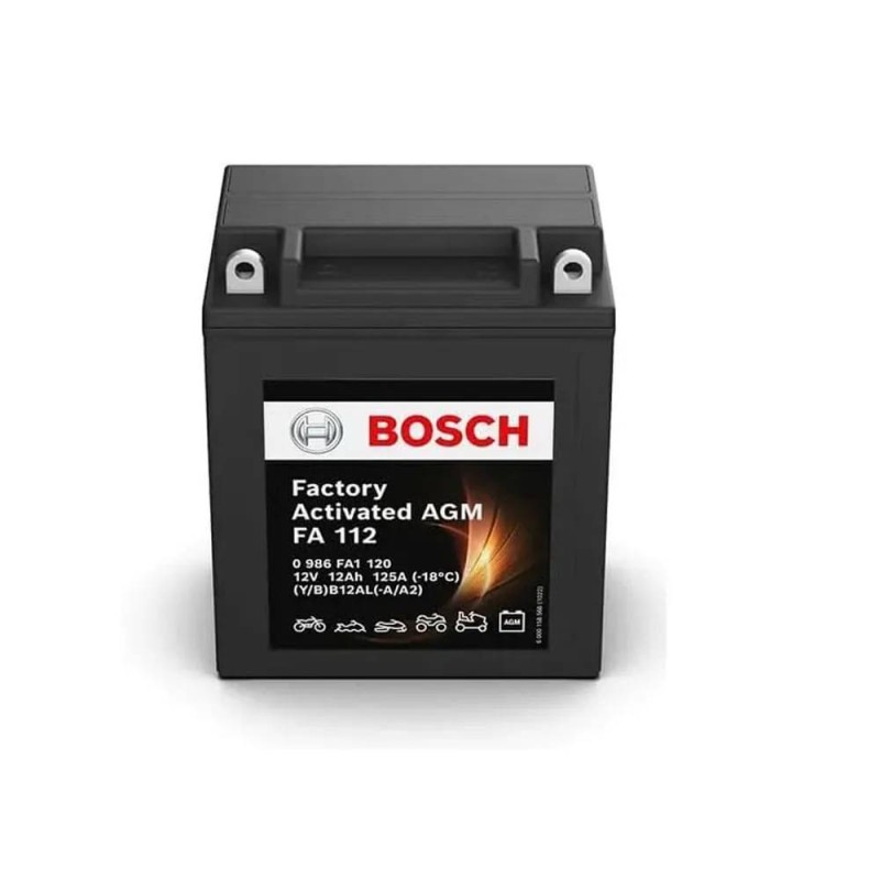Batería de Moto Bosch FA112 (YB12AL-A) 12Ah 125A 12V