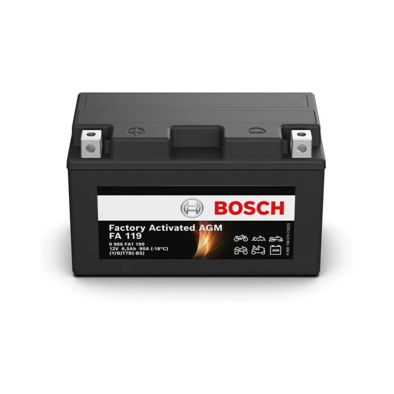 Batería de Bosch FA119 (YT7B-S) 6,5Ah 90A 12V