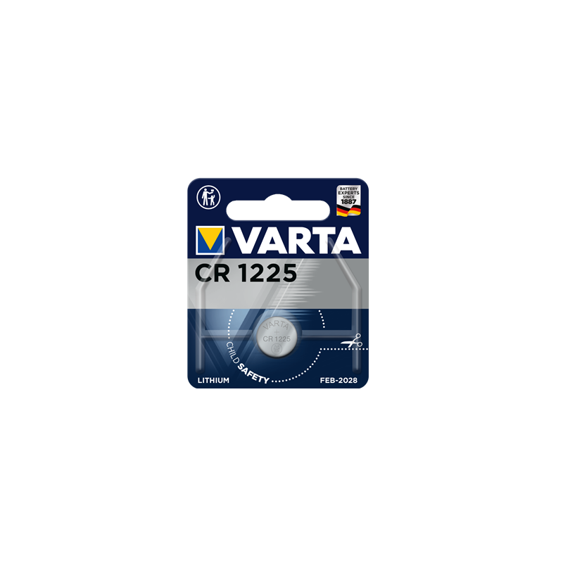 Pila de Botón de litio VARTA CR1225