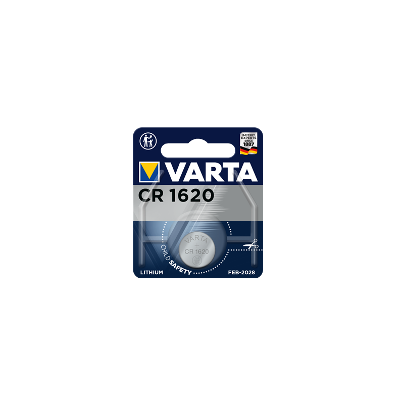 Pila de Botón de Litio VARTA CR1620 Pila de Botón de Litio VARTA CR1620