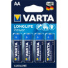Pila Alcalina VARTA LR06 / AA 1.5V BLISTER DE 4